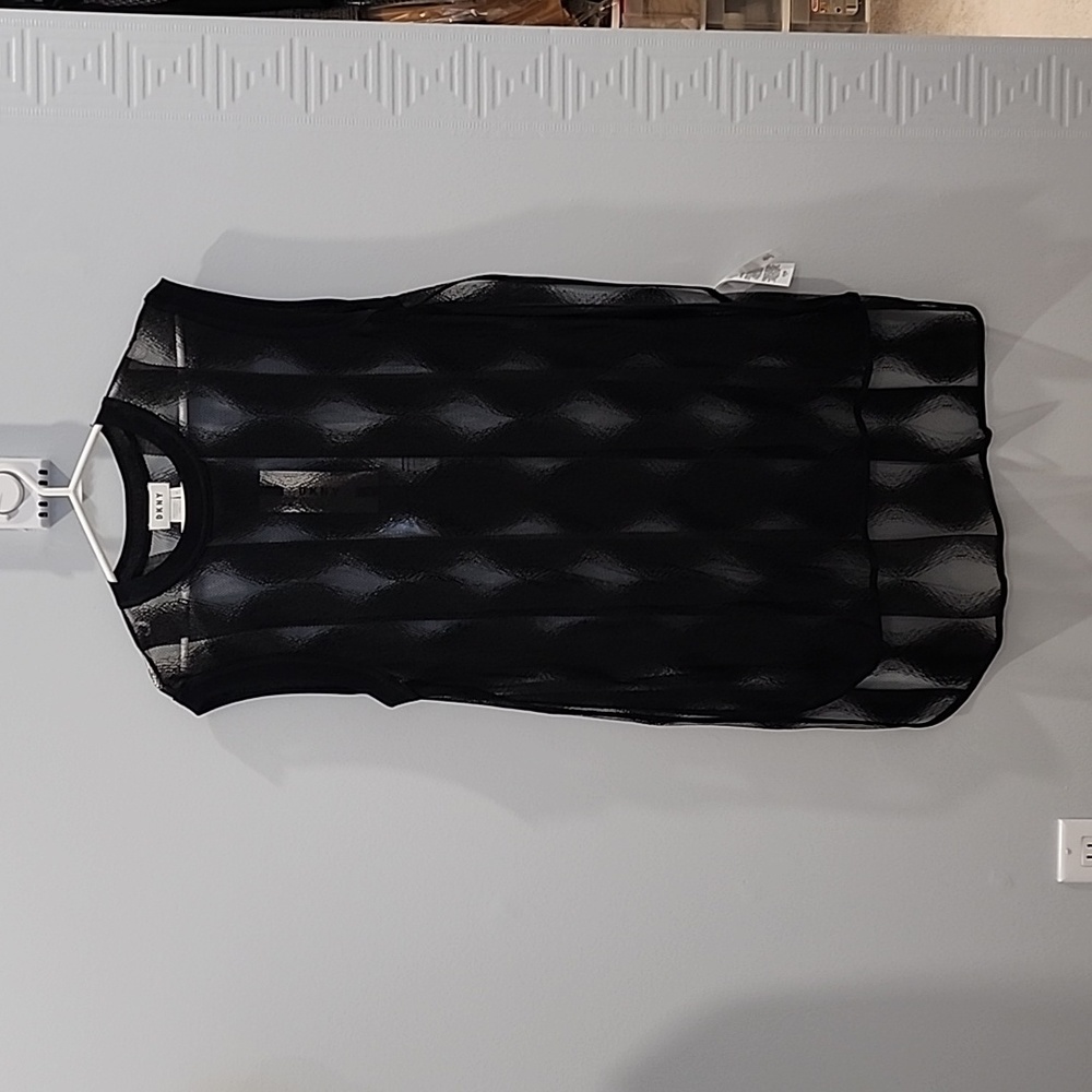 BNWT asymmetric mesh cover up